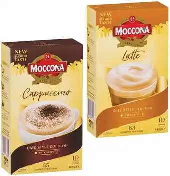 Moccona Coffee Sachets 8‑10 Pack Selected Varieties