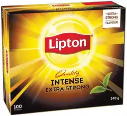 IGA Lipton Quality Intense Extra Strong Tea Bags offer