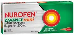 IGA Nurofen Zavance Mini Ibuprofen 200mg Liquid Capsules offer