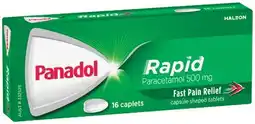 IGA Panadol Rapid Paracetamol 500mg Caplets offer
