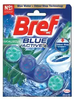 IGA Bref Power or Blue Active Toilet Cleaner Block 50g Selected Varieties offer