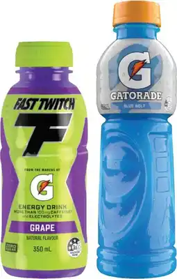 IGA Gatorade, G‑Active Electrolyte Water 600mL or Fast Twitch 350mL Selected Varieties offer