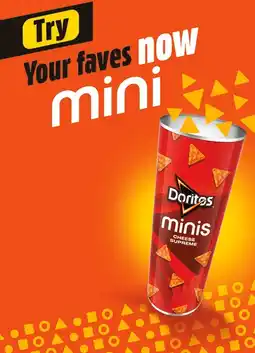 IGA Doritos Cheese Supreme Corn Chips Minis Canister offer