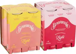 IGA Bundaberg Refreshingly Light Sparkling Drink Selected Varieties offer