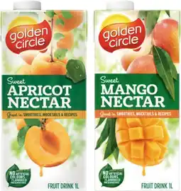 IGA Golden Circle Nectar Fruit Drink Selected Varieties offer