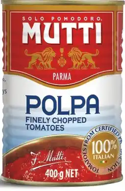 IGA Mutti Polpa Finely Chopped Tomatoes offer