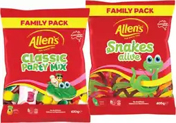 IGA Allen’s Lollies Family‑420g Selected Varieties offer