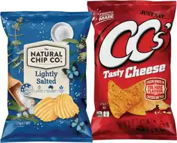 IGA The Natural Chip Co. Chips or CC’s Corn Chips 175g Selected Varieties offer