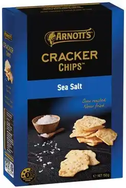 IGA Arnott’s Cracker Chips, Sourdough Crisps 150g or Gold Crackers 100‑110g Selected Varieties offer