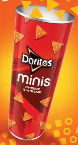 IGA Doritos Cheese Supreme Corn Chips Minis Canister offer