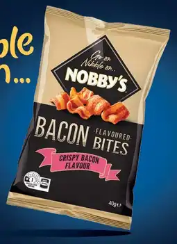 IGA Nobby’s Bacon Flavoured Bites 40g or Pork Crackle 50g Selected Varieties offer