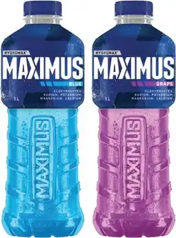 IGA Maximus Sports Drink Selected Varieties offer