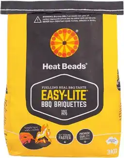 IGA Heat Beads Easy-Lite BBQ Briquettes offer