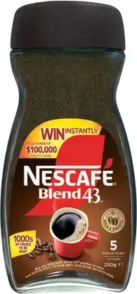IGA Nescafé Blend 43 Instant Coffee Selected Varieties offer