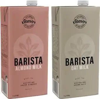 IGA Vitasoy Barista Almond or Oat Milk offer