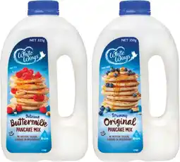 IGA White Wings Pancake Mix 325‑350g Selected Varieties offer