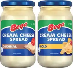 IGA Bega Cream Cheese Spread Selected Varieties offer
