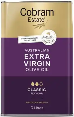 IGA Cobram Estate Extra Virgin Olive Oil Selected Varieties offer