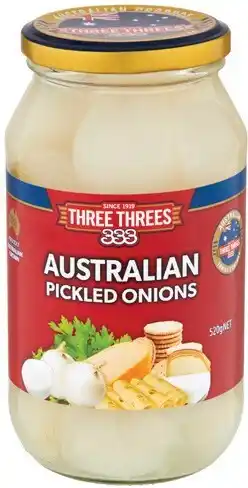 IGA Three Threes Pickled Onions offer