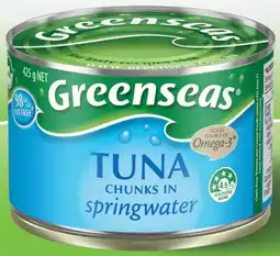 IGA Greenseas Tuna Chunks in Springwater offer