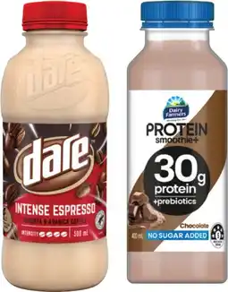 IGA Dare Iced Coffee 500mL or Dairy Farmers Protein Smoothie+ 400mL Selected Varieties offer
