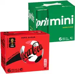 IGA Coca‑Cola, Sprite or Fanta 6x250mL Selected Varieties offer