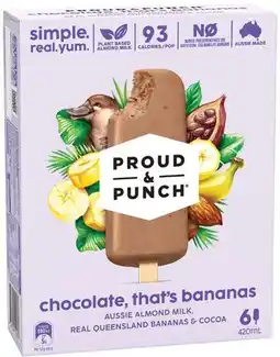 IGA Proud & Punch Ice Cream Selected Varieties offer