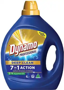 IGA Dynamo Professional Laundry Liquid Selected Varieties offer