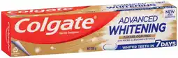 IGA Colgate Advanced Whitening Toothpaste 120‑200g Selected Varieties offer