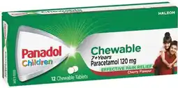 IGA Panadol Children 7+ Years Chewable Paracetamol Tablets offer