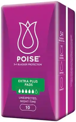 IGA Poise Pads 8‑16 Pack Selected Varieties offer
