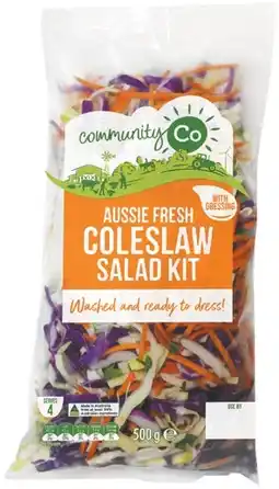 IGA Community Co Coleslaw Salad Kit offer