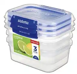 IGA Sistema Klip It Rectangle Food Storage Container 1 Litre offer