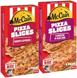 IGA McCain Pizza Slices Selected Varieties offer