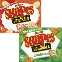 Coles Arnott's Shapes Crackers-190g offer