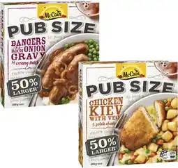 Coles McCain Pub Size Meal-500g offer
