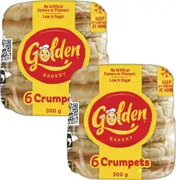 Coles Golden Crumpet Rounds 300g offer