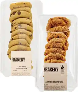 Coles Coles Bakery Cookies or Biscuits 12 Pack offer