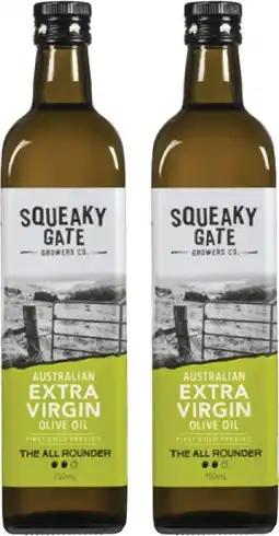 Coles Squeaky Gate Olive Oil offer