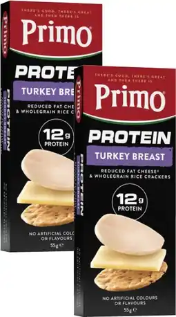 Coles Primo High Protein Stackers offer