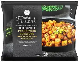 Coles Coles Finest Parmentier Potatoes with Herb Butter offer