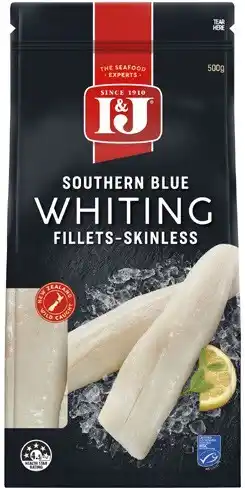 Coles I&J MSC Certified Southern Blue Whiting Fillets offer