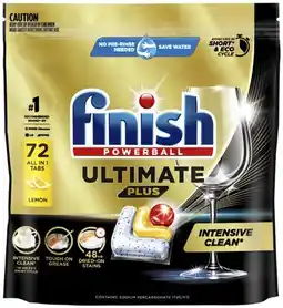 Coles Finish Ultimate Plus Dishwashing Tablets offer