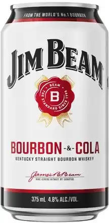 Coles Jim Beam White & Cola Cans offer