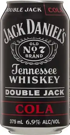 Coles Jack Daniels Double Jack & Cola Cans offer