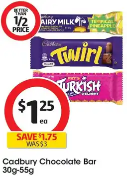 Coles Cadbury chocolate bar offer