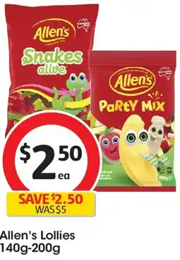 Coles Allen's lollies offer