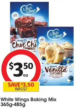 Coles White wings baking mix offer