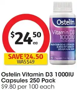 Coles Ostelin vitamin d3 offer
