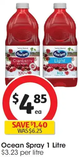 Coles Ocean spray offer